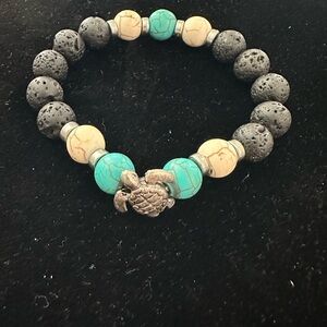 Turtle stone bracelet